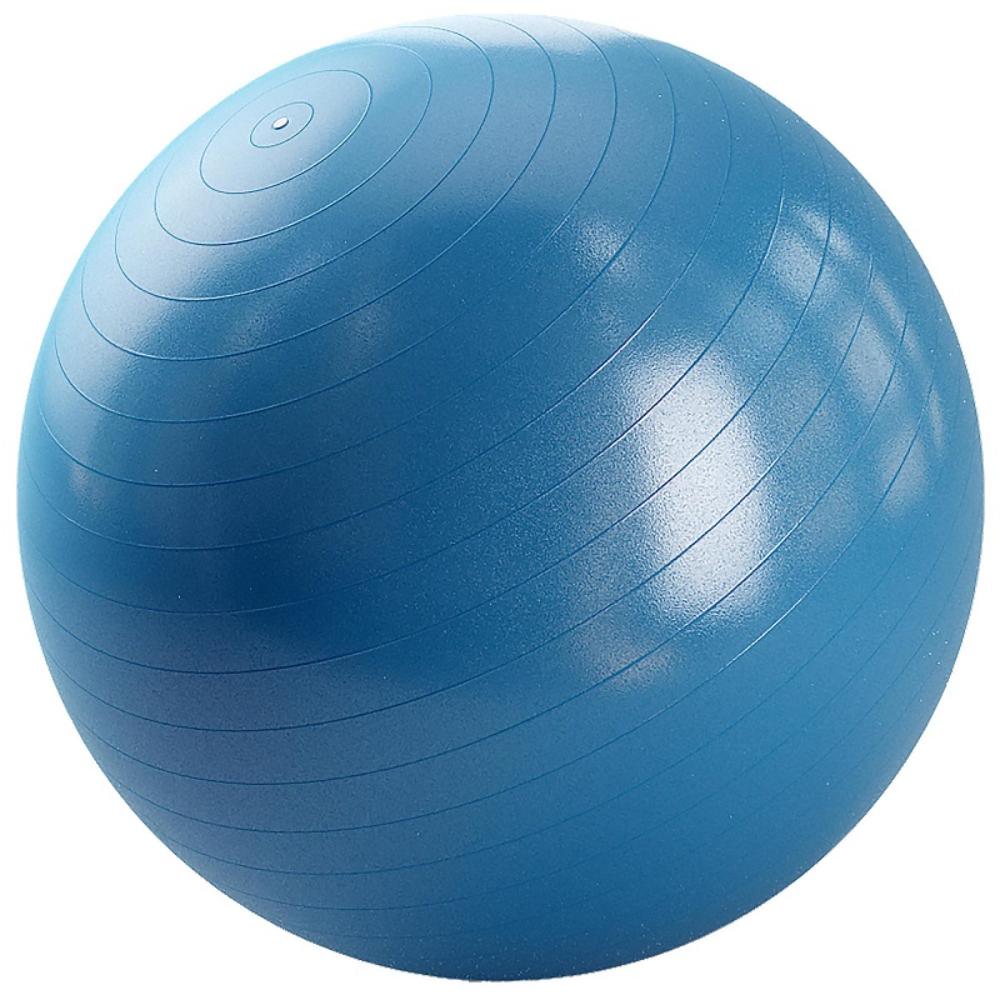 Pelota De Yoga 75 cm Color Azul + Inflador Manual